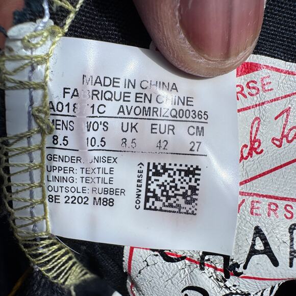 Converse Chuck Taylor All-Star 70 Hi Sneaker Men's 8.5‎ Yellow Peanuts Woodstock - Picture 14 of 14